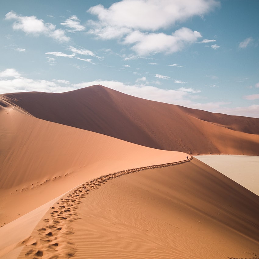 Sossusvlei sand dunes, Namibia