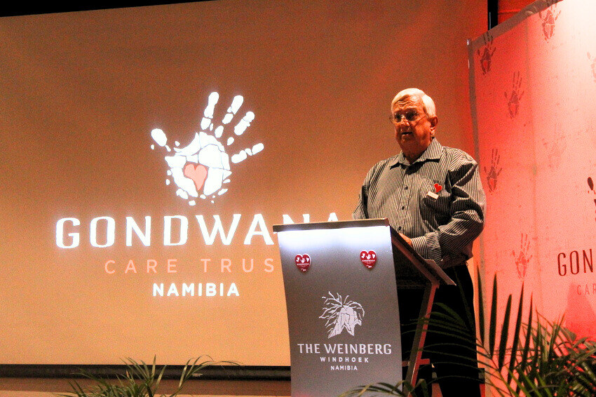 Guest speaker Frikkie Louw, the founder of the Edu-Vision, Gondwana Care Trust, The Weinberg Namibia