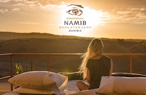 Sunset at Namib Dune Star Camp