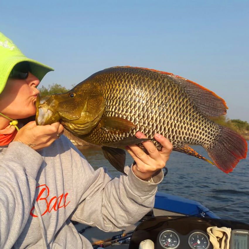 Fishy kiss in Namibia