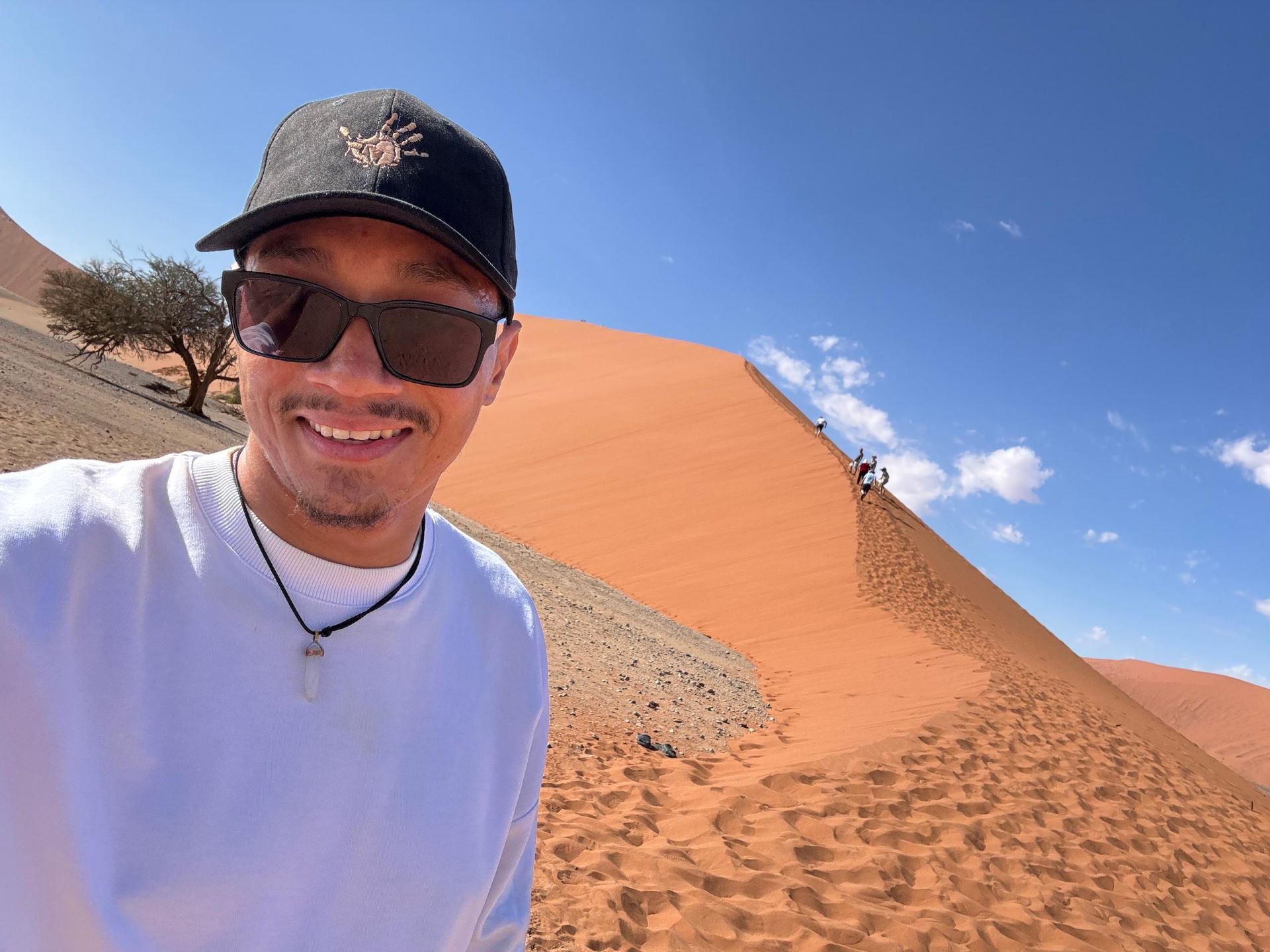 Algernon in the Sossusvlei, Namibia. 