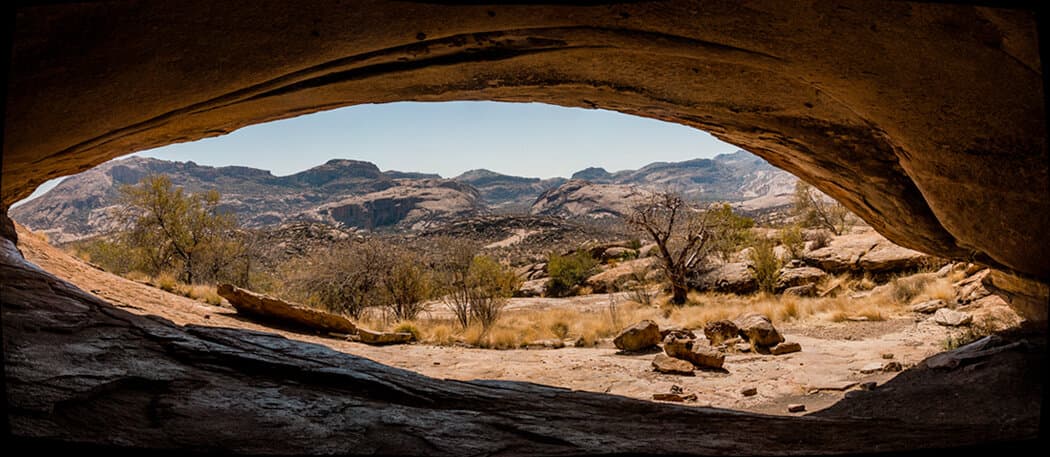 Phillips Cave in Namibia is home to a white elephant?