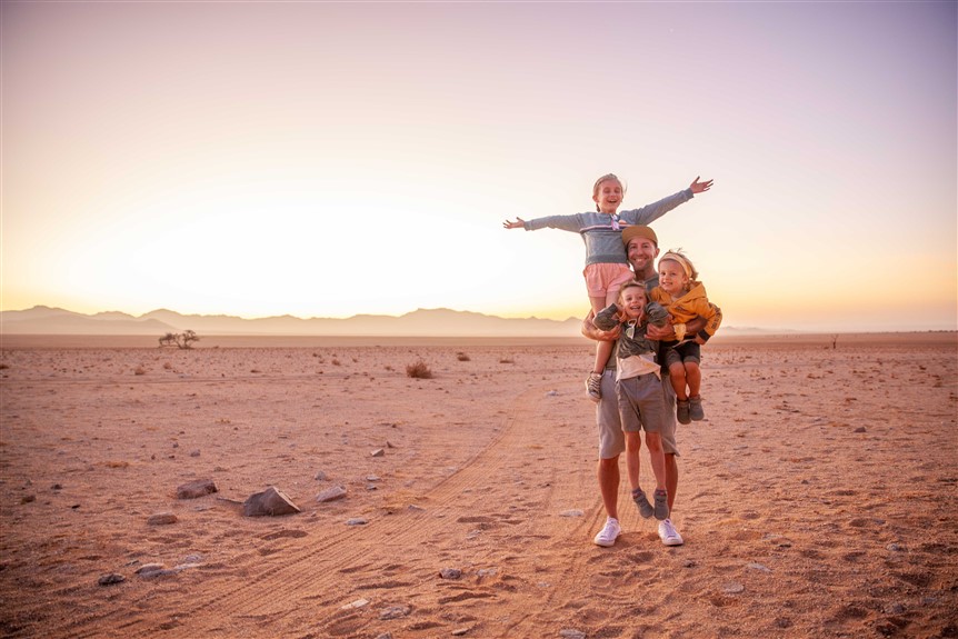 Safari in Namibia with children
