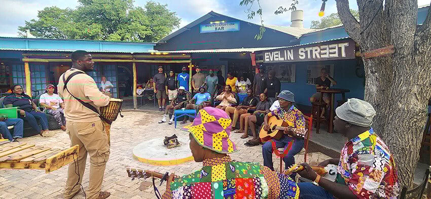 Musicians Etosha Safari Camp Namibia 