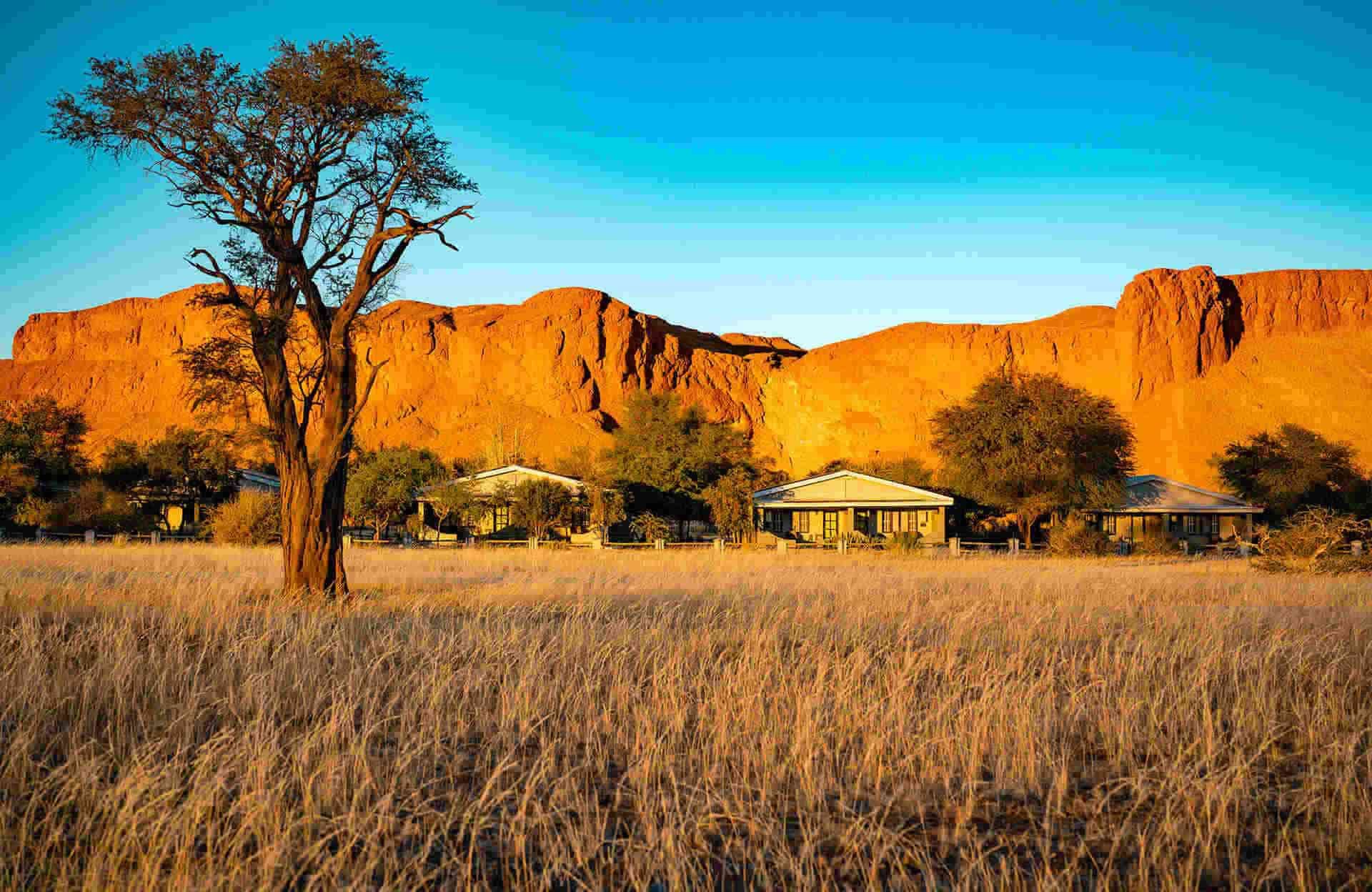 Namib Desert Lodge, fossilised dunes, Namibia