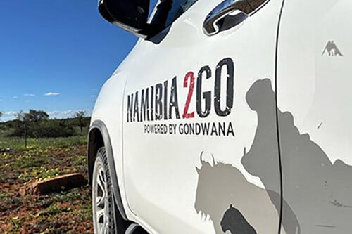 Namibia2Go rental car branding