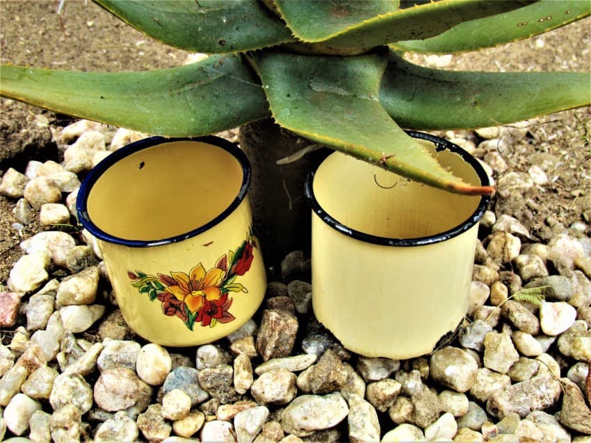 When was the last time you took a swig from an enamel mug in Namibia?