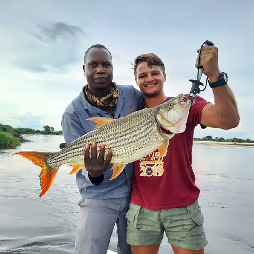 Fishing luck in Namibia