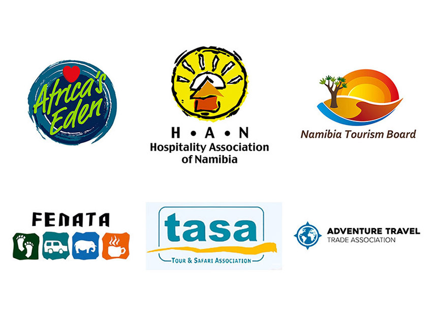 Tourism Associations logos, Namibia